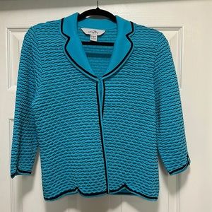 Ming Wang open blazer size medium